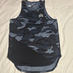 BMFit Gear ~ Men’s Small Sleeveless Shirt Lightweight w/ Zipper Pocket